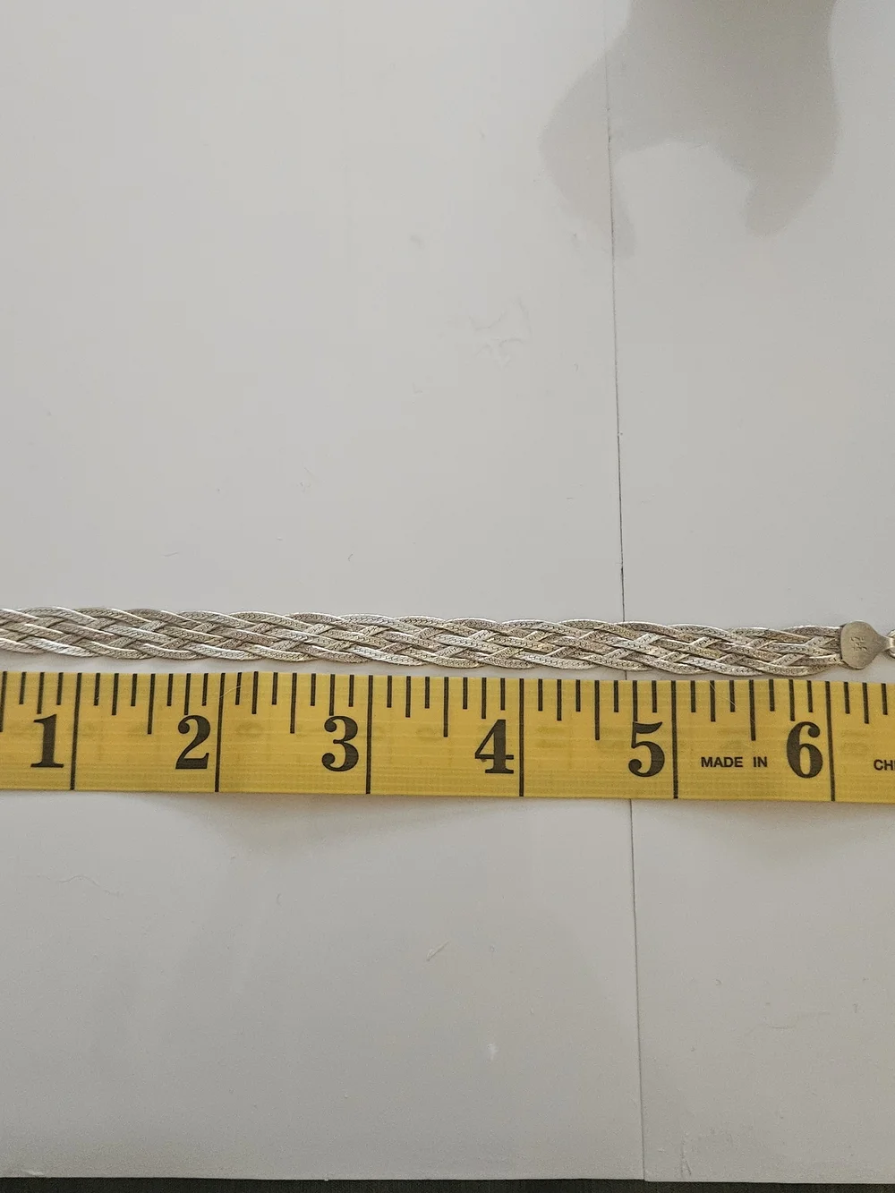 Sterling Silver Multi-Strand Braided Herringbone Chain Bracelet